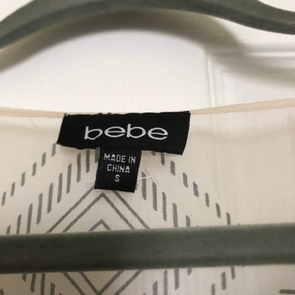 Bebe Split Shoulder Flowy Blouse - image 3